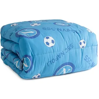 SSC Napoli Steppdecke, offizielles Lizenzprodukt, für Einzelbetten, Q045