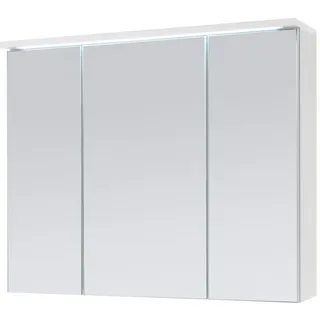 Bega BBK Spiegelschrank Weiß matt - B 80 cm - mit LED-Beleuchtung