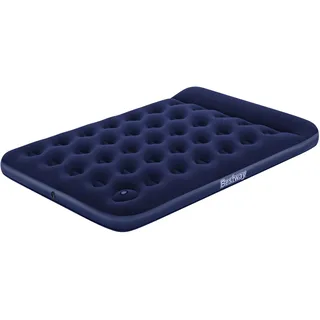 BESTWAY Doppelte Luftmatratze mit Fußpumpe - Blue - 191x137x28 cm