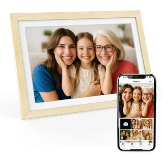Xoro CPF 10PF - 10,1 Digitaler WLAN Fotorahmen Full-HD Touchscreen, 32GB Auto-Rotation und App-Zugriff für Familie und Freunde