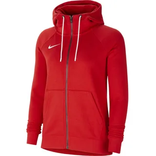 Nike Damen W Nk FLC Park20 Fz Hoodie Kapuzenjacke, University Red/White/White, S