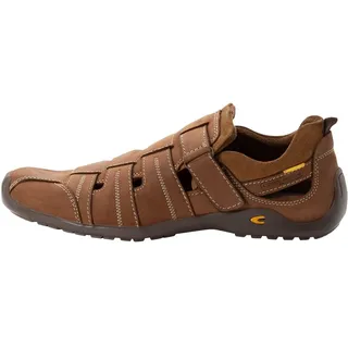 camel active Herren Sandalen aus echtem Leder Hellbraun menswear-42 - 42 EU