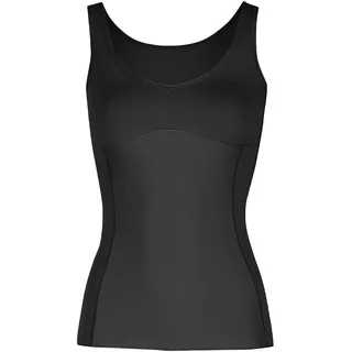 NINA VON C. Shapinghemd Cotton Shape Schwarz 44