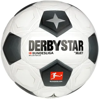 derbystar Bundesliga Brillant Classic Fußball 2023/24 weiß/schwarz/grau 5