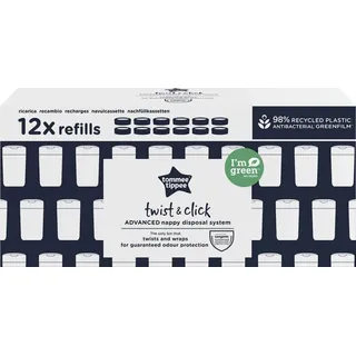 TOMMEE TIPPEE Twist & Click Nachfüllkassette 12 Stück