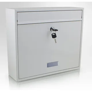 BITUXX MS-15405 Weiß inkl. Zeitungsfach