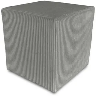 Best For Home | Würfel Pouf Hocker | Salbeigrün Poof Fußhocker | Samt Sitzhocker für Wohnzimmer, Schlafzimmer & Flur | Polster Ottoman | Gepolstert Sitzpuff oder Sitzwürfel für Sofa oder Sessel