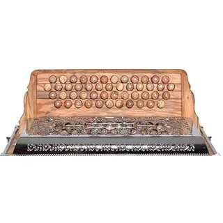 Steirische Harmonika Knöpfe 50 Stück Olive inkl. Schrauben – Diskantknöpfe aus Olivenholz, hochwertig, langlebig, edle Optik, ideal als Ersatz oder Upgrade für Steirische Harmonika & Akkordeon