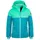 Jacke Light Petrol/Dark Mint/White 110
