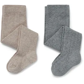 Tchibo - 2 Paar Baby-Strumpfhosen - Baby - Gr. 86/92 - beige