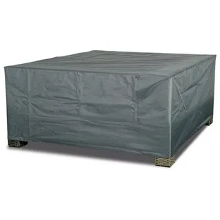 Wehncke Schutzhülle für Gartentisch eckig 79341 420D 200 x 100 x 70 cm Grau