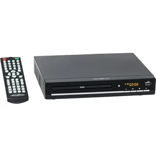 Reflexion DVD-/CD-Player DVD426 mit HDMI & USB | Kompakt mit Display & CD-zu-USB-Kopierfunktion | Unterstützt DVD/CD/MP3/AVI | Fernbedienung & AV-Kabel inklusive | Schwarz