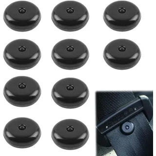 GHPKOTW 10 Paar Sicherheitsgurt Stopper, Universale Gurtclips für Auto, Rutschfeste Sicherheitsgurtschnallen, Robust und Langlebig, Kompatibel mit PKW LKW SUV, Gurtstopper aus Kunststoff
