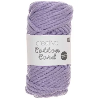 Rico Design Makrameegarn Creative Cotton Cord Lila 25 m