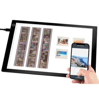None NegativDiascanner, 12 x 9 Zoll LEDLichttafelDiascanner zur Digitalisierung tr...