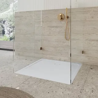 Kaldewei Cayonoplan Rechteck-Duschwanne 90 x 90 cm Stahl-Emaille Weiß (361447980001)