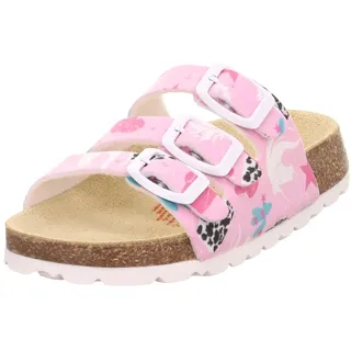 superfit Fussbettpantoffel Rosa/Mehrfarbig 24