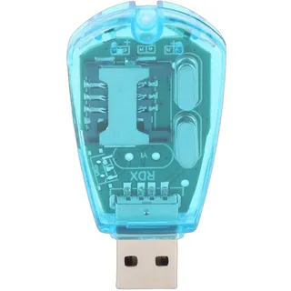 Keenso USB SIM -Kartenleser -Autor Compact Reader für SMS Sicherungen und Klingeltöne, Ideales Gerät für den Datenaustausch zwischen Telefonen und Computern, Geeignet für GSM/CDMA Benutzer