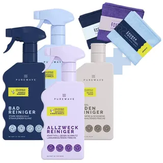 PUREWAVE Starter-Set All-in-One – Nachhaltige Reinigungslösungen für Haushalt und Gewerbe