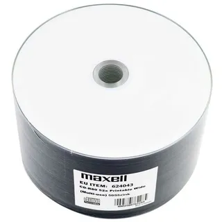 Maxell CD-R 80, Inkjet white, Shrink 50