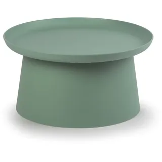 Kunststoff-Kaffeetisch FUNGO, Durchmesser 70 cm, grün