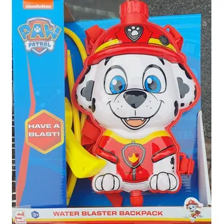 Paw Patrol Wasserpistole mit Rucksack Spritzpistole Wasser Pistole - Marshall
