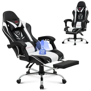 colamy Gaming-Stuhl Weiß PC