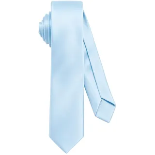 URAQT Herren Krawatte Satin Schlips 5cm bis 8cm Hochzeit Büro festlich | Glatter Satinstoff in schmaler und breiter Form, für Hochzeit, Büro und Feierlichkeiten, passt zu jedem Hemd. - 5 cm
