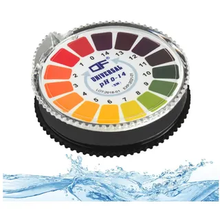 ECENCE - 1x Ph-wert Teststreifen Indikator Lackmus Testpapier Lackmus-papier Säure