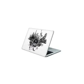 Skins4u Folie Sticker Skin Vinyl Aufkleber mit farbenfrohen Motiven für bis 13 Zoll 30.5x25.4cm Laptop Skin Decal Cover World-Buildings