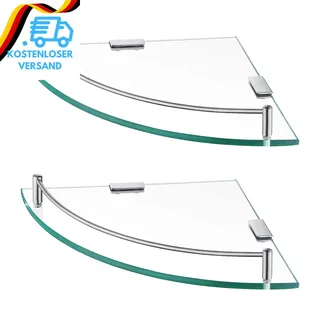 KES Eckregal Glas Duschablage Glasregal Duschregal Glasregal Glasablage Für Bade