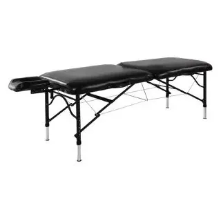 MASTER MASSAGE EQUIPMENT Master-Massage Massageliege Klappbar Massagebett Massagebank Kosmetikliege Portable Massage Table Beauty Bed Holzbeine Tragetasche Paket Königsblau