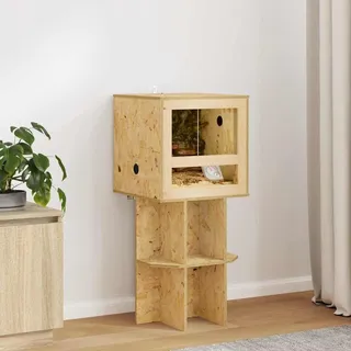 vidaXL Terrarium Braun 40 x 40 x 90 cm OSB