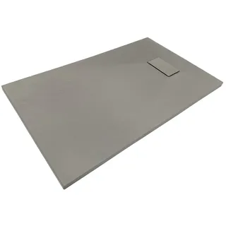 Neuesbad schneidbare SMC Duschwanne 100x80x2,6cm NBST10080G