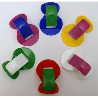 GEWA Nasenflöten Set aus Kunststoff Diverse Farben - 6 Nasenflöten im Vorteilsset - das beliebte Spaßinstrument mit vielen klanglichen Möglichkeiten