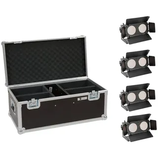 Eurolite Set 4x LED CBB-2 WW/CW Fairlight + Case