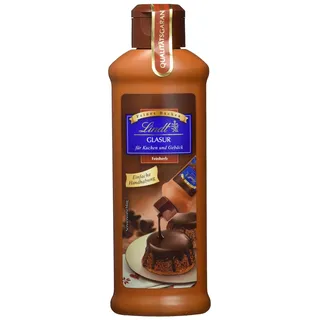 Lindt Schokolade - GLASUR Feinherb | 10 x 200 g | Glasur feinherb für einen feinen Überzug bei Kuchen, Torten, Gebäck oder Eis | GLASUR | Backen | Schokoladengeschenk