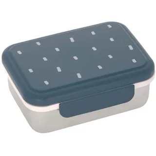 Lässig Brotdose Edelstahl Lunchbox Happy Prints midnight blue