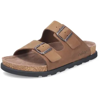 Rieker Herren Klassische Sandalen 21190, Männer Sandalen,Sommerschuhe,Freizeitschuhe,offene Schuhe,Strandschuhe,braun (26),43 EU / 9 UK - 43 EU Weit