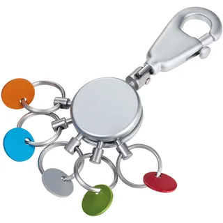 Troika TROIKA® Schlüsselanhänger PATENT/Colour matt mehrfarbig
