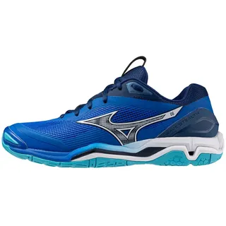 Mizuno Wave Stealth 6 Handballschuhe, blau, Größe 46 - 46