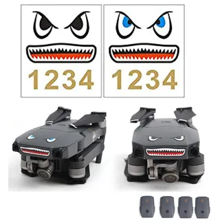 CERFFOOL 3M Universal Drohne Aufkleber für DJI Flip/NEO/Air 3S/Mini 4K/3 Pro, Zubehör für Drohnen