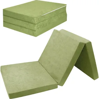 FORTISLINE Klappmatratze Gästematratze 06. Hellgrün L - 195x80x9cm W389 06 FORTISLINE - Grün