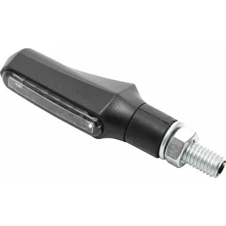 Highsider Smart Shorty-Fin LED 3in1 Blinker Rücklicht Kombination Karosserie schwarz/Scheibe getönt (Paar), hinten