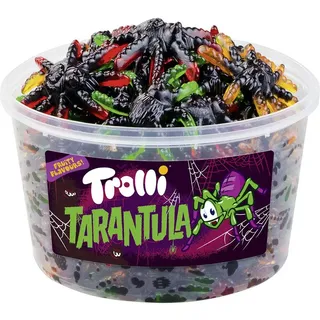 Trolli GmbH Trolli Tarantulla extra weiche Fruchtgummi Spinnen 6 Sorten 975g