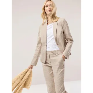 Walbusch Damen Jacquardblazer Beige mehrfarbig