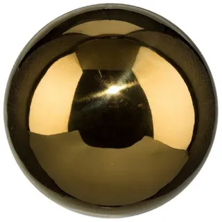 Gasper Dekokugel Goldene EDELSTAHL-KUGEL glänzend ca 200mm / 20cm. Farbe: GOLD goldfarben