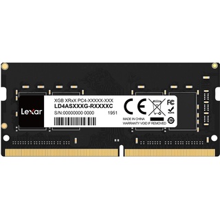 Lexar SODIMM DDR4 16GB, 3200 MHz Laptop RAM, 260-Pin SODIMM Laptop-Speicher, Hochleistungs-SO-DIMM, PC-Laptop-Computerspeicher, Hochleistungs Arbeitsspeicher (LD4AS016G-B3200ASST)