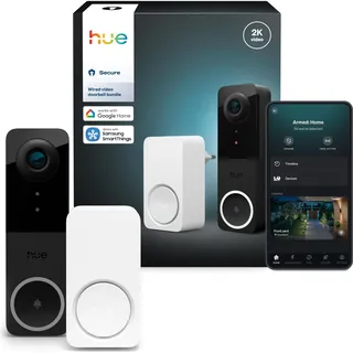 Philips Hue Secure Videotürklingel + Smart Chime Bundle