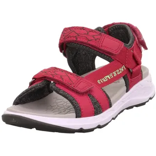 superfit Criss Cross Sandale, Rot Grün 5010, 29 EU Weit